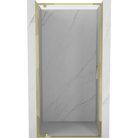 Mexen Exo-BR porte de douche pivotante 80 cm, transparent, doré - 8181-080-000-50-00