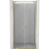 Mexen Exo-BR Duo porte de douche double battante 70 cm, transparent, dorée - 8182-070-000-50-00