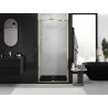 Mexen Exo-R porte de douche pivotante 90 cm, transparente, dorée - 819-090-000-50-00
