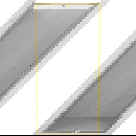 Mexen Exo porte de douche battante 95 cm, transparente, dorée - 819-095-000-50-00