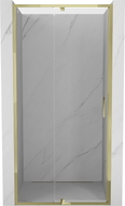 Mexen Exo-R porte de douche pivotante 95 cm, transparent, dorée - 819-095-000-50-00