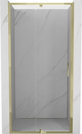 Mexen Exo-R porte de douche pivotante 115 cm, transparente, dorée - 819-115-000-50-00
