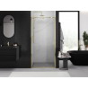 Mexen Exo-R porte de douche pivotante 115 cm, transparente, dorée - 819-115-000-50-00