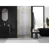 Mexen Exo-R porte de douche pivotante 115 cm, transparente, dorée - 819-115-000-50-00