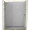 Mexen Exo-R porte de douche battante 140 cm, transparente, dorée - 819-140-000-50-00
