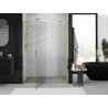 Mexen Exo-R porte de douche battante 140 cm, transparente, dorée - 819-140-000-50-00