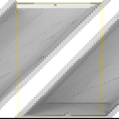 Mexen Exo porte de douche pivotante 150 cm, transparent, or - 819-150-000-50-00