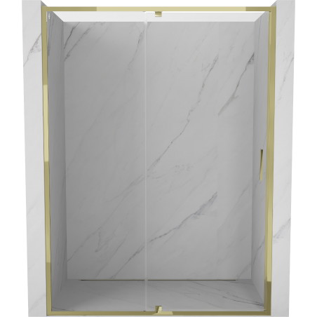 Mexen Exo-R porte de douche pivotante 150 cm, transparent, or - 819-150-000-50-00