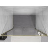 Mexen Exo-R porte de douche pivotante 150 cm, transparent, or - 819-150-000-50-00