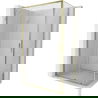 Cabine de douche coulissante Mexen Exo 155 x 85 cm, transparent, or - 8151-155-085-50-00