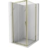 Mexen Exo cabine de douche coulissante 90 x 90 cm, transparente, or - 8151-090-090-50-00