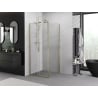 Mexen Exo cabine de douche coulissante 90 x 90 cm, transparente, or - 8151-090-090-50-00