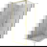 Mexen Exo cabine de douche coulissante 95 x 95 cm, transparent, or - 8151-095-095-50-00