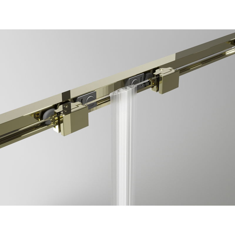 Mexen Exo cabine de douche coulissante 105 x 95 cm, transparent, or - 8151-105-095-50-00