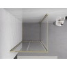 Mexen Exo-S cabine de douche coulissante 100 x 100 cm, transparente, or - 8151-100-100-50-00