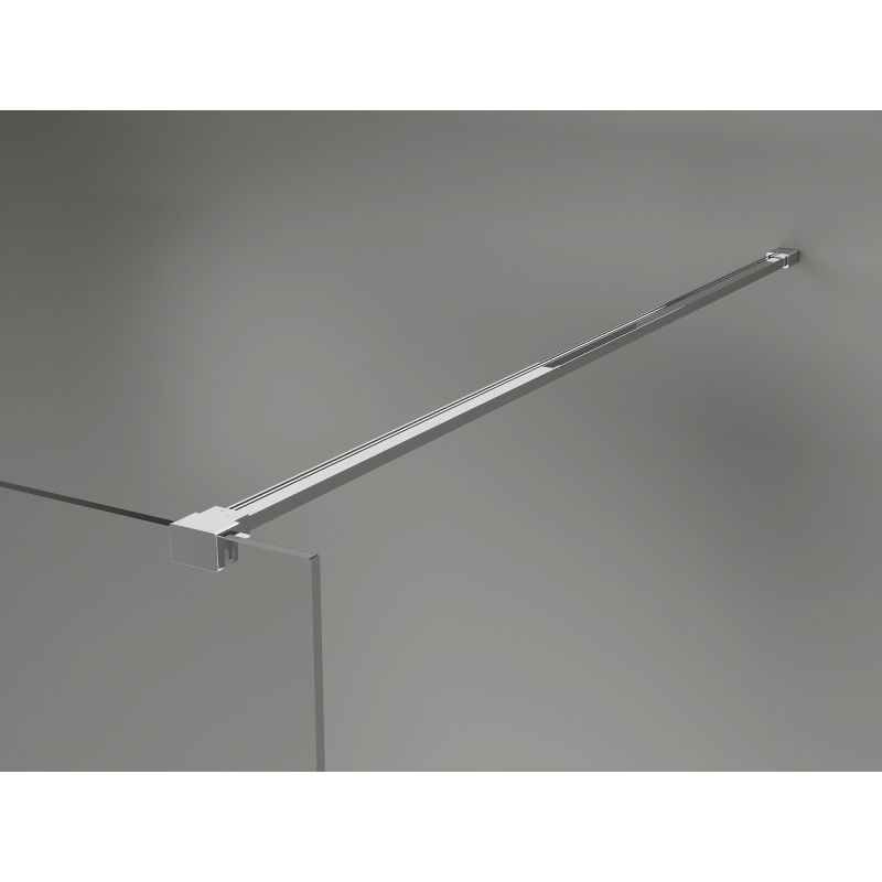 Mexen Kioto-X paroi de douche Walk-in 120 x 200 cm, transparent 10 mm, chrome - 800-120-101-01-00-X