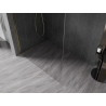 Mexen Kioto-X paroi de douche Walk-in 90 x 200 cm, transparent 10 mm, or - 800-090-101-50-00-X
