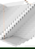 Mexen Kioto-X paroi de douche Walk-in 110 x 200 cm, transparent 10 mm, or rose - 800-110-101-60-00-X