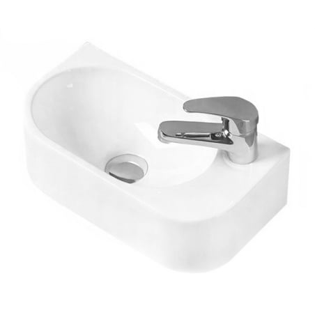 Mexen Viera lavabo à poser gauche 40 x 21 cm, blanc - 21274000L