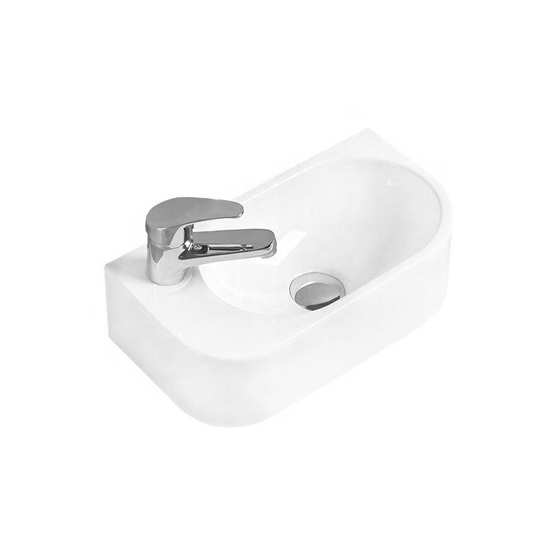 Mexen Viera lavabo sur plan droit 40 x 21 cm, blanc 21274000R