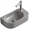 Mexen Viera lavabo de comptoir gauche 40 x 21 cm, Gris clair mat - 21274061L