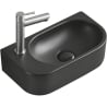 Mexen Viera lavabo à poser droit 40 x 21 cm, noir mat - 21274085R