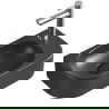 Mexen Viera lavabo de comptoir gauche 40 x 21 cm, Noir mat - 21274085L