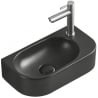 Mexen Viera lavabo sur plan à gauche 40 x 21 cm, noir mat - 21274085L