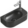 Mexen Viera lavabo sur plan gauche 40 x 21 cm, noir mat - 21274085L