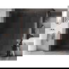 Mexen Kioto-X paroi de douche Walk-in 60 x 200 cm, transparent 10 mm, cuivre brossé - 800-060-101-65-00-X