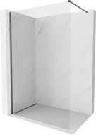 Mexen Kioto-X paroi de douche Walk-in 60 x 200 cm, transparent 10 mm, gris arme brossé - 800-060-101-66-00-X