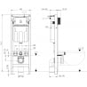 Mexen Fenix W bâti-support pour WC - 60105