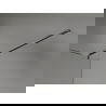 Paroi de douche Mexen Kioto-X Walk-in 120 x 200 cm, transparent 10 mm, gun metal - 800-120-101-95-00-X
