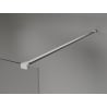 Mexen Kioto-X paroi de douche Walk-in 60 x 200 cm, transparent 10 mm, nickel brossé - 800-060-101-97-00-X