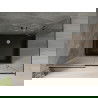 Mexen Omega cabine de douche coulissante 100 x 80 cm, graphite, chrome + receveur plat, noir - 825-100-080-01-40-4070
