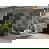 Mexen Omega cabine de douche coulissante 100 x 80 cm, graphite, chrome + receveur plat, noir - 825-100-080-01-40-4070