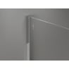 Mexen Kioto-X paroi de douche Walk-in 160 x 200 cm, givrée 10 mm, chrome - 800-160-101-01-30-X