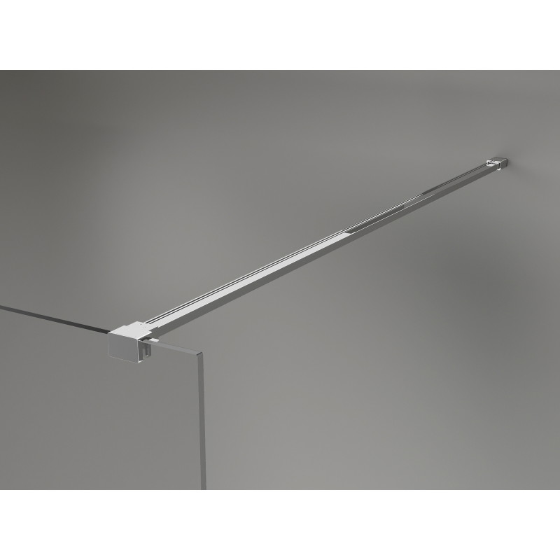 Mexen Kioto-X paroi de douche Walk-in 160 x 200 cm, givrée 10 mm, chrome - 800-160-101-01-30-X