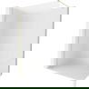 Mexen Kioto-X paroi de douche Walk-in 100 x 200 cm, givre 10 mm, or brossé - 800-100-101-55-30-X