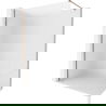 Mexen Kioto-X paroi de douche Walk-in 100 x 200 cm, givrée 10 mm, or rose - 800-100-101-60-30-X
