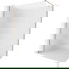 Mexen Kioto-X paroi de douche Walk-in 70 x 200 cm, verre givré 10 mm, cuivre brossé - 800-070-101-65-30-X
