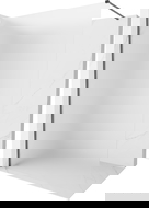 Mexen Kioto-X paroi de douche Walk-in 140 x 200 cm, givrée 10 mm, gris canon brossé - 800-140-101-66-30-X