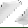 Cloison de douche Mexen Kioto-X Walk-in 70 x 200 cm, givrée 10 mm, noire - 800-070-101-70-30-X