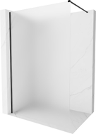Mexen Kioto-X paroi de douche Walk-in 70 x 200 cm, givre 10 mm, noir - 800-070-101-70-30-X
