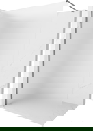 Mexen Kioto-X paroi de douche Walk-in 150 x 200 cm, sablé 10 mm, métal époxy - 800-150-101-95-30-X