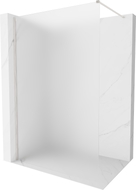Mexen Kioto-X Paroi de douche Walk-in 120 x 200 cm, givré 10 mm, nickel brossé - 800-120-101-97-30-X