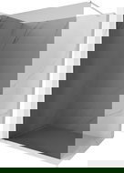 Mexen Kioto-X paroi de douche Walk-in 110 x 200 cm, graphite 10 mm, blanc - 800-110-101-20-40-X