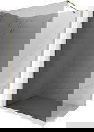 Mexen Kioto-X paroi de douche Walk-in 140 x 200 cm, graphite 10 mm, or - 800-140-101-50-40-X