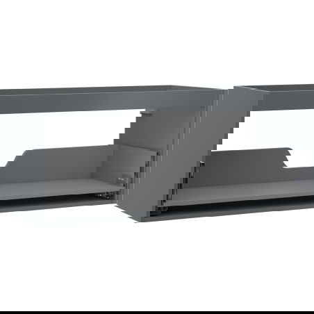 Mexen Box-A meuble sous-lavabo 120 cm, 1 tiroir, graphite mat - 91AX0-1200-470-1-66