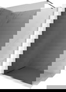 Mexen Kioto-X paroi de douche Walk-in 80 x 200 cm, graphite 10 mm, gris canon brossé - 800-080-101-66-40-X